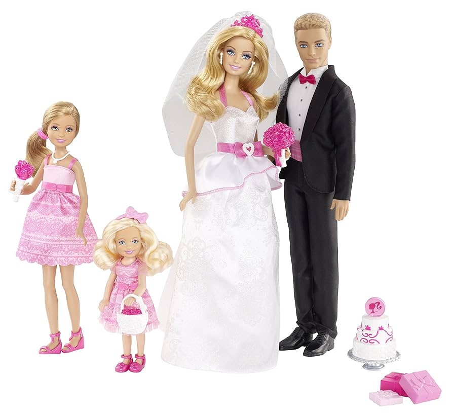 Barbie - セールBarbie ミキシングカラー&amp;ウェディングブライドセット Barbie Wedding Gift Set - Kmart